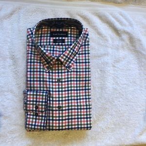 NWT Paul Fredrick Men’s Dress Shirt 17 1/2, 35